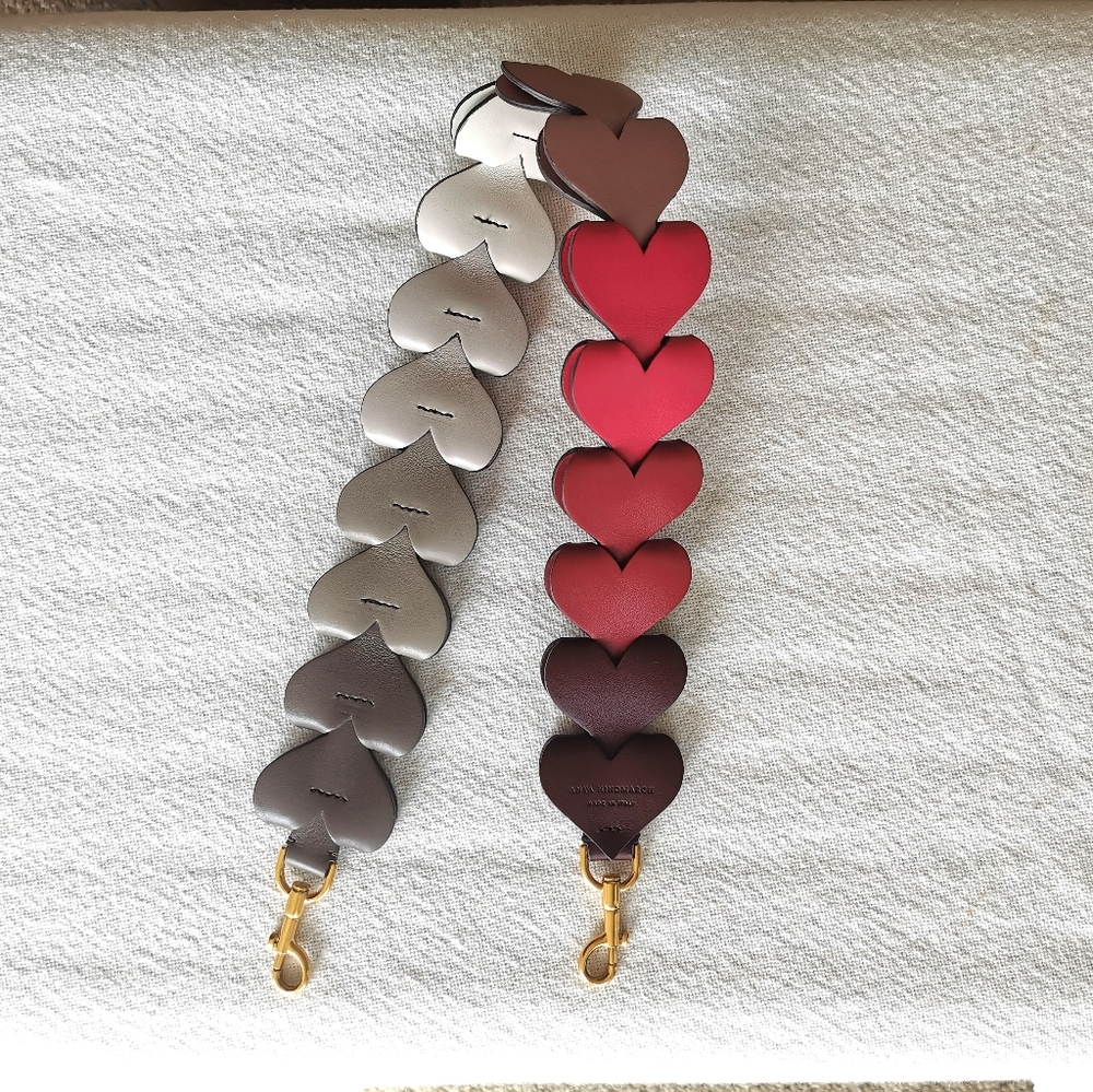 Anya Hindmarch 16 Hearts Shoulder Strap